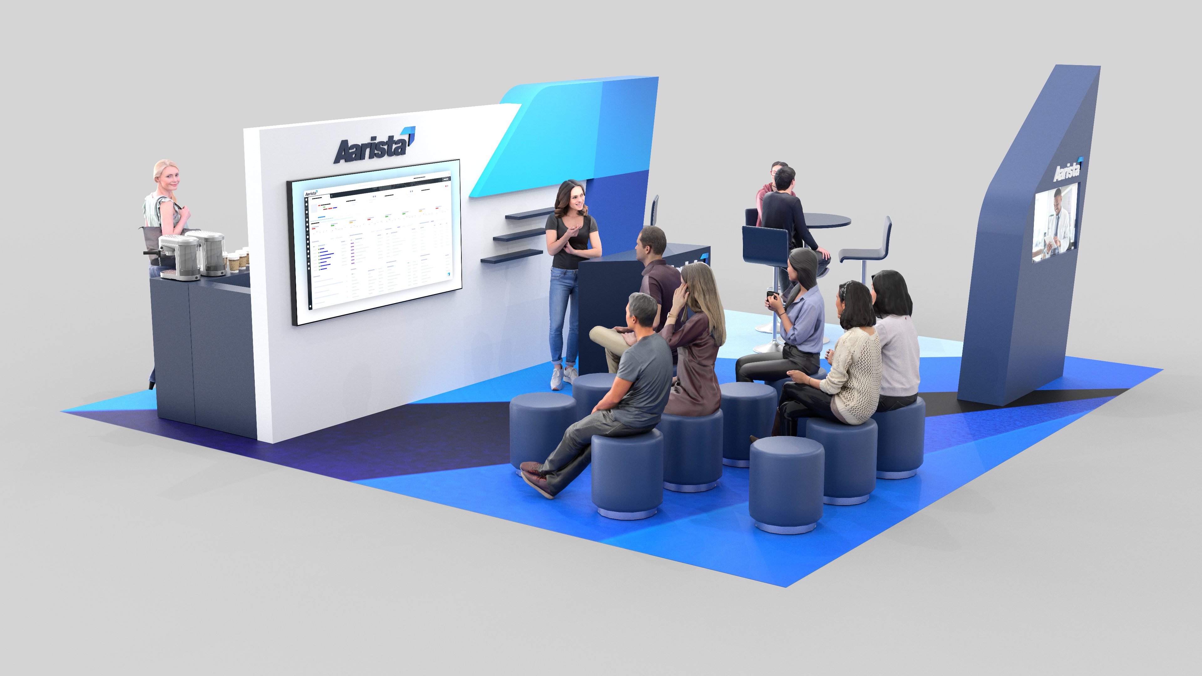Aarista branded presentation and demo environment