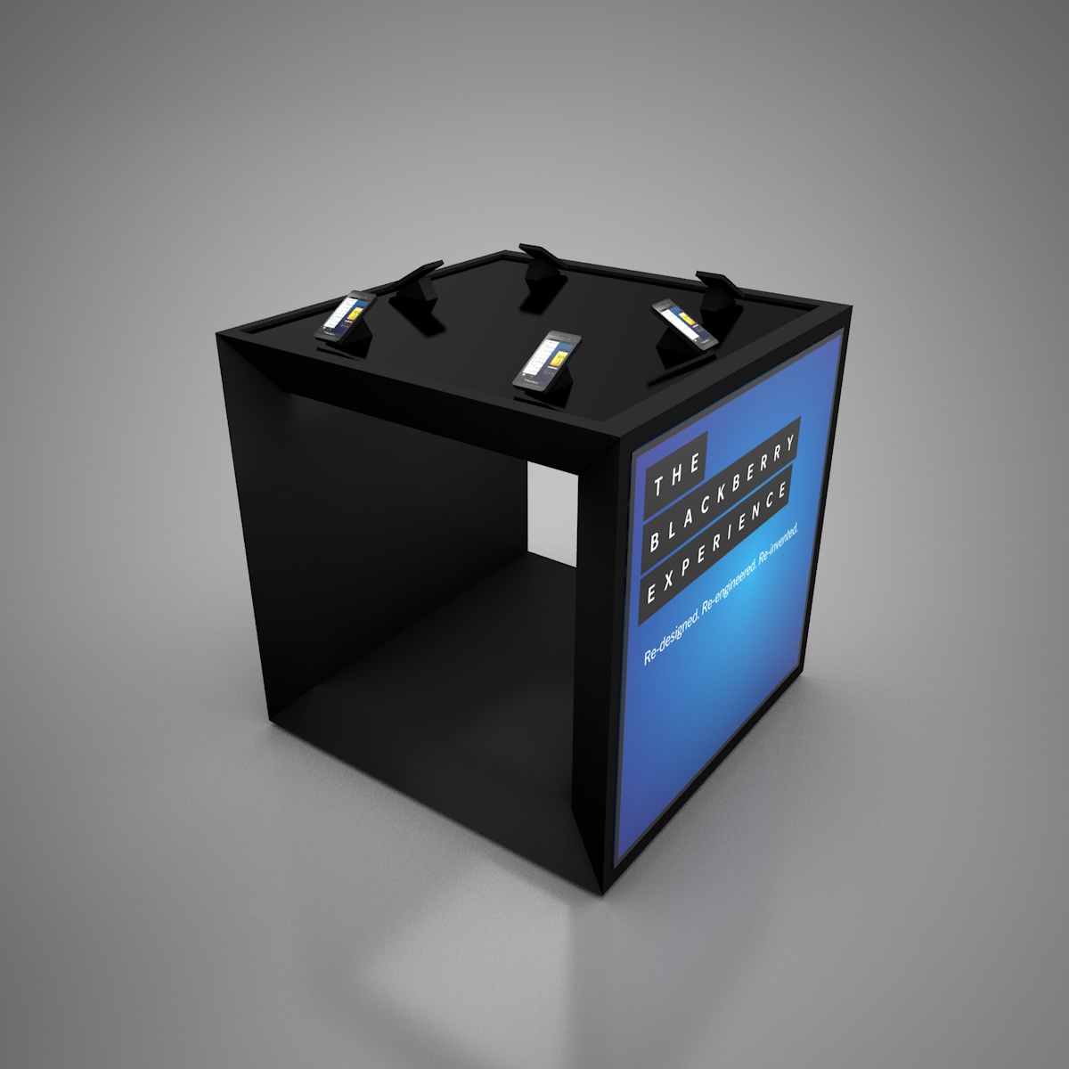 BlackBerry Experience cube table rendering