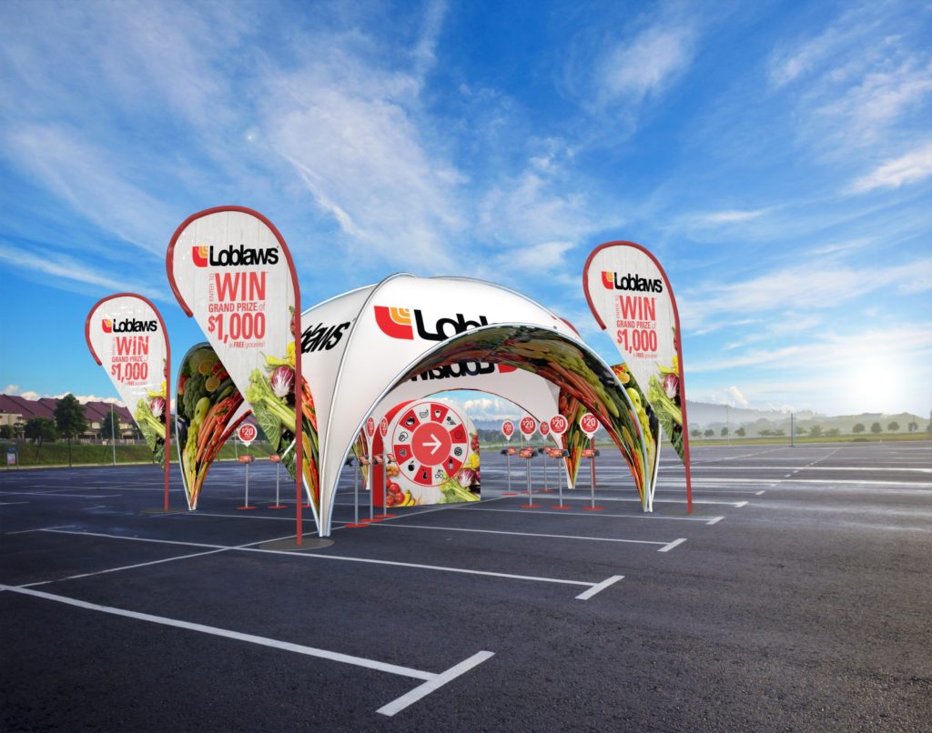Loblaws outdoor tent activation concept