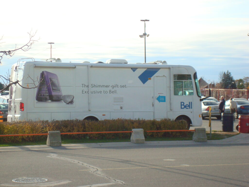 Bell branded RV vehicle wrap