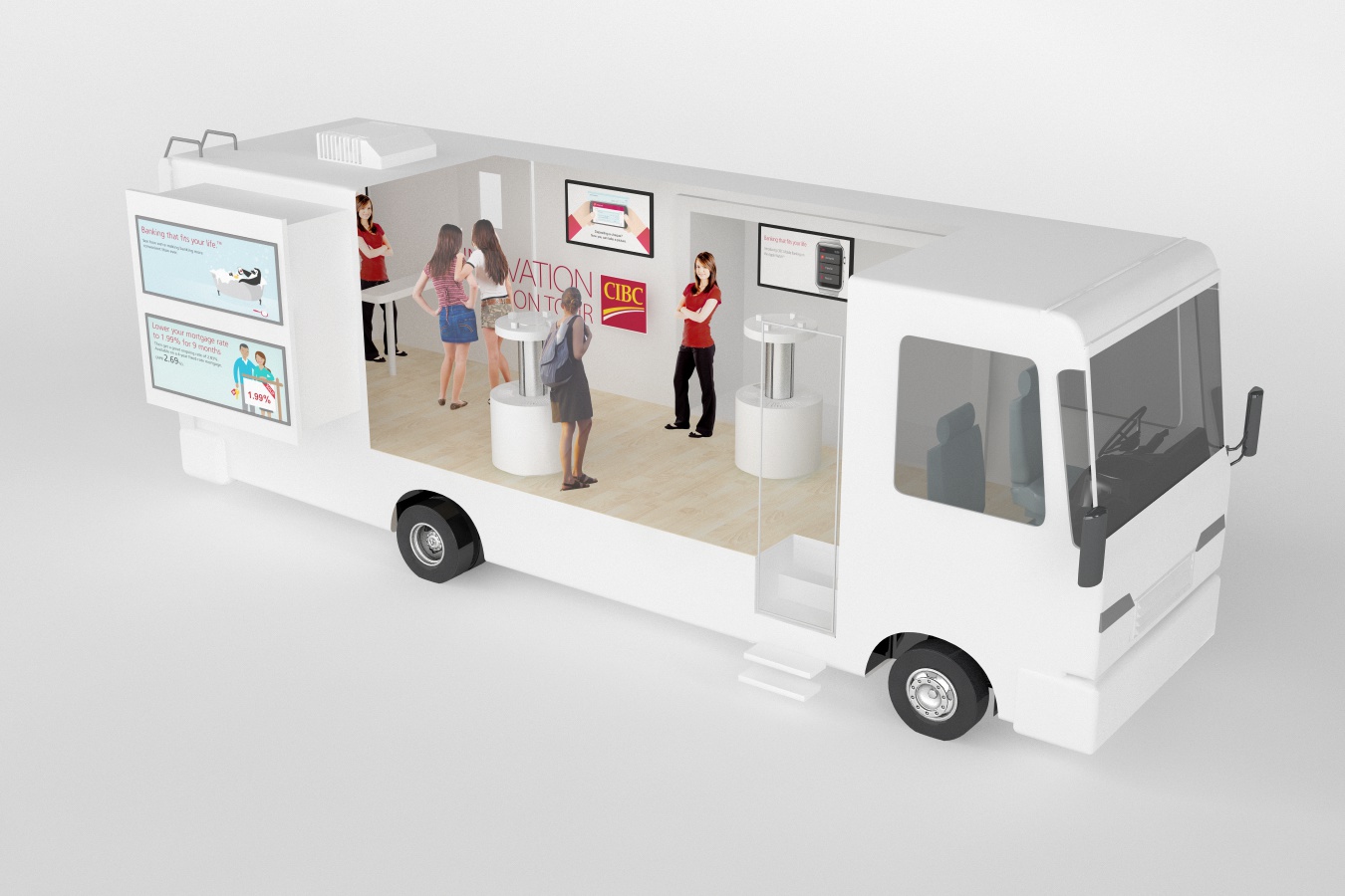 CIBC mobile banking activation vehicle concept