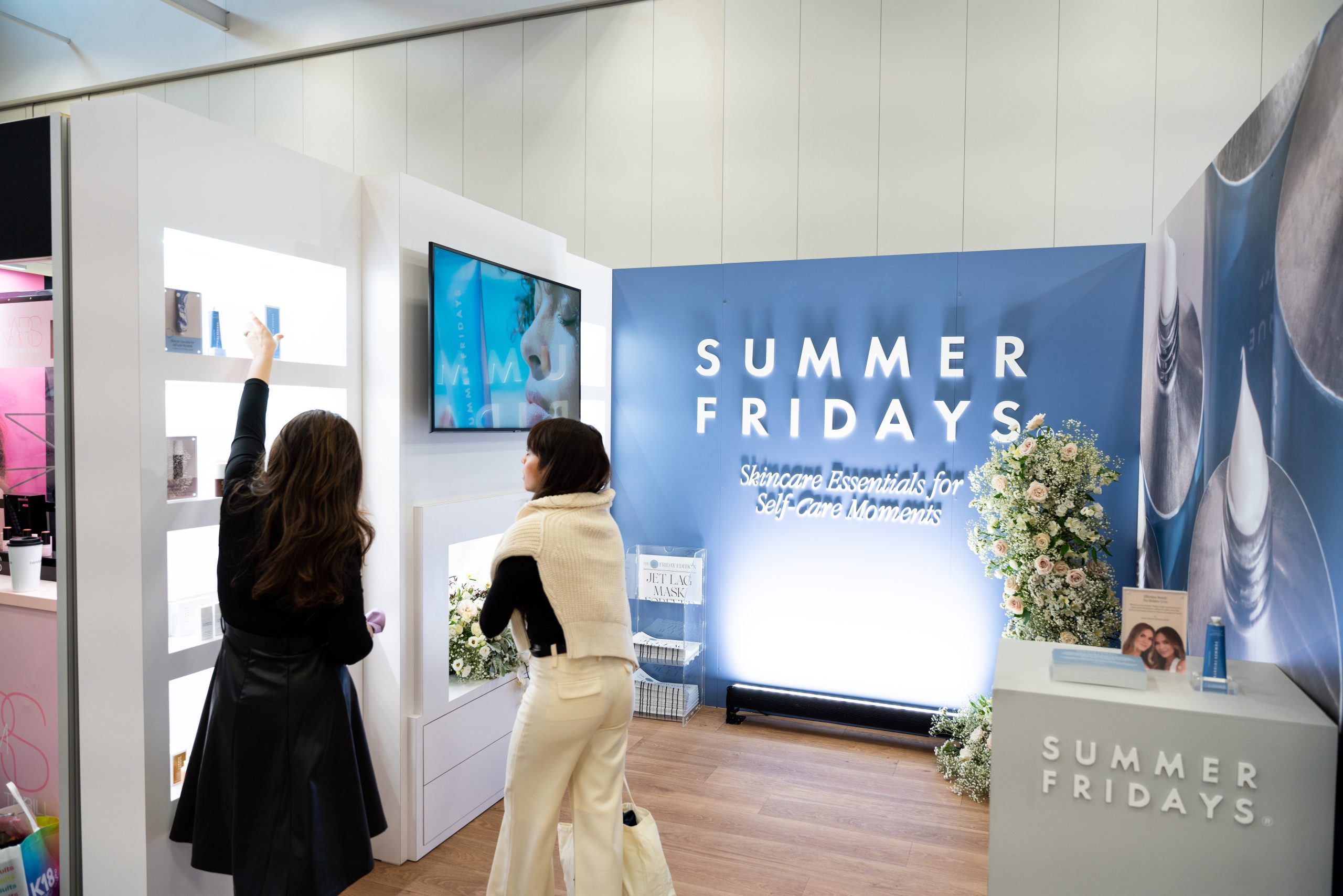 Summer Fridays booth at the Sephora Brand Fair