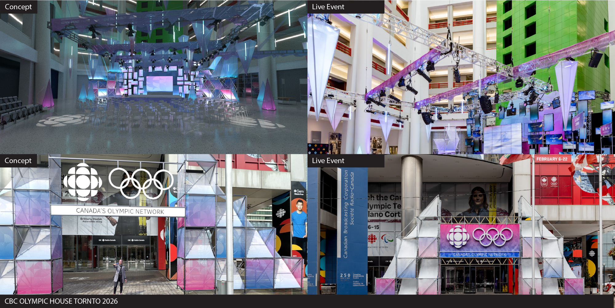 CBC Olympic House concept and live event